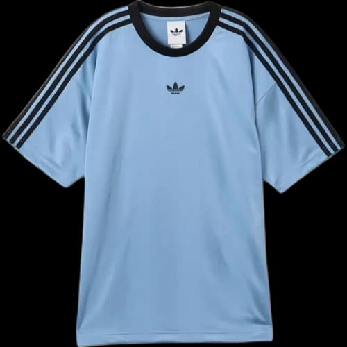 Adidas Originals ADICOLOR JACQUARD T Shirt Men's Gray Blue/Black