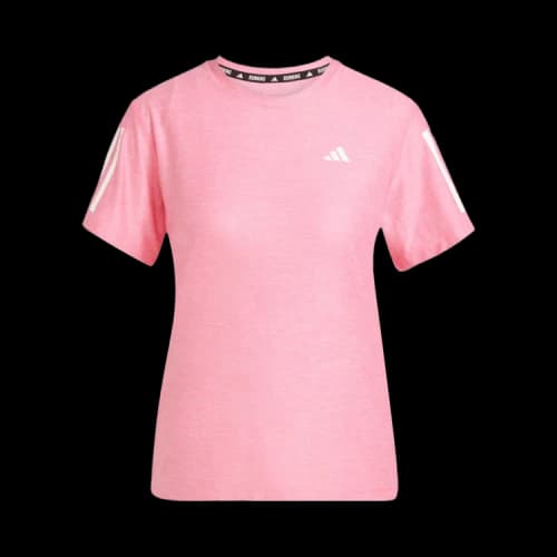 Adidas Own The Run Tee 'Lucid Pink/White'