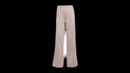 adidas Women's Adicolor Classic Firebird Loose Track Tracksuit Bottoms Wonder Taupe/Blue Glow