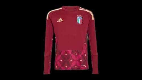 adidas Kids Italy 26 Home Goalkeeper L/S Jersey Team Collegiate Burgundy