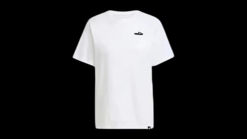 adidas Women's Slide Graphic Tee White