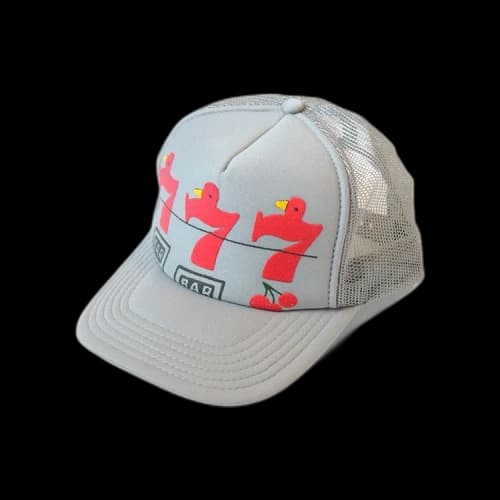 Kapital Lucky Battery Bird Trucker Hat 'Grey'