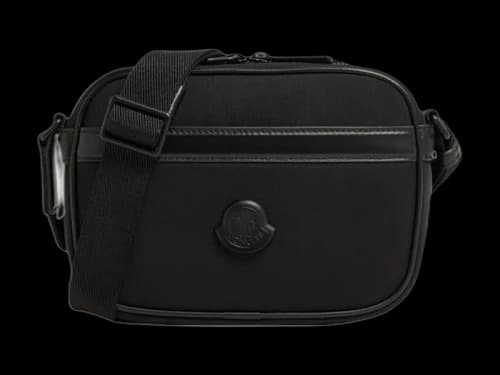 Moncler Pierrick Water-Repellent Crossbody Black