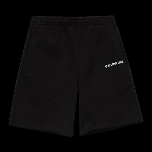 Helmut Lang Logo Sweatshort 'Black'