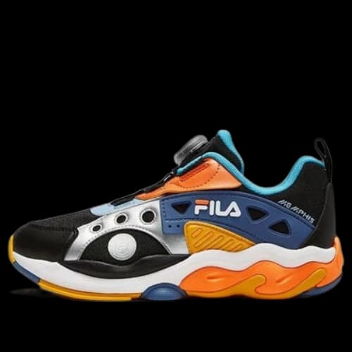 (GS) FILA Sportswear Sneakers 'Black Blue Orange'