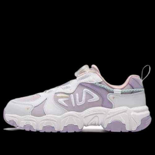 (GS) FILA Athletic Running Shoes 'Purple White'