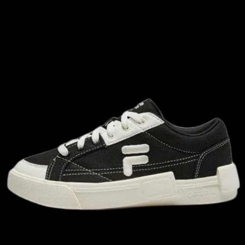 (GS) FILA FUSION Canvas 'Black White'