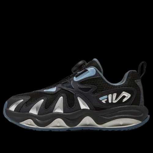 (GS) FILA Fashion Training Shoes 'Black Blue Silver'