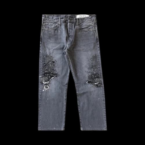 Kapital Cisco Sashiko Jeans 'Black'