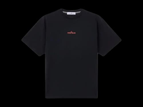 Stone Island Combed Organic Cotton 21002RC T-shirt Black/Red