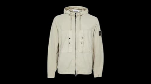 Stone Island Supima Cotton Twill Stretch-TC Jacket Beige
