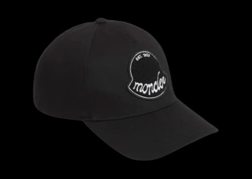Moncler Logo-Patch Adjustable Cap Black