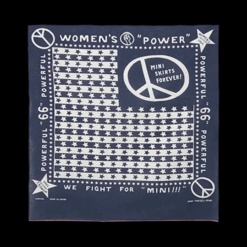 Kapital Fastcolor Selvedge Bandana (Mini Fight) 'Navy'