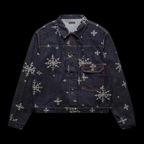 Kapital 14 Oz Denim Snow Embroidery 1st JKT 'Indigo'