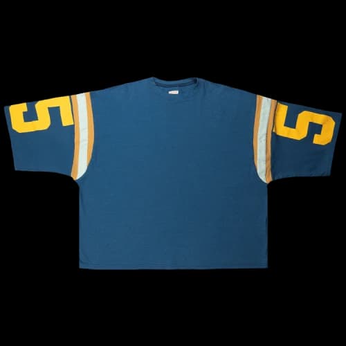 Kapital Huge Football Jersey Tee 'Navy'