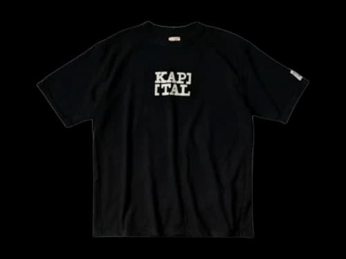 Kapital Rookie Crewneck T-shirt Black