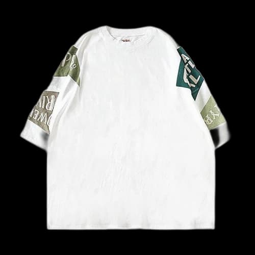 Kapital Pennant Kochi & Zephyros Huge Jersey T-Shirt 'Green'