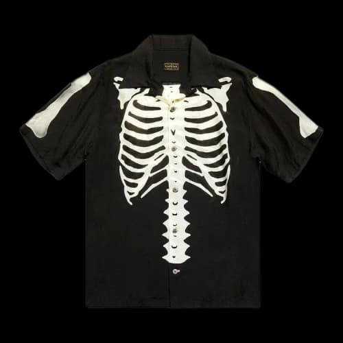Kapital Bone Aloha Shirt 'Black'