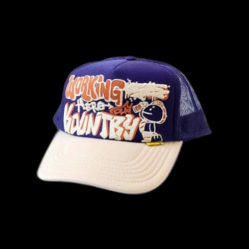 Kapital Working Hero Truck Cap 'Purple/Ecru'