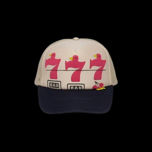 Kapital Lucky Battery Bird Truck Cap 'Ecru/Navy'