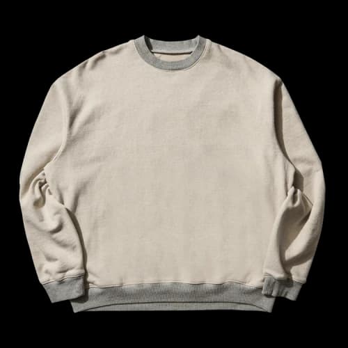 Kapital Top Fleece Knit Bivouac Big Sweatshirt (Peckish Maria) 'Beige'