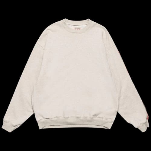 Kapital Top Fleece x Yabane Quilt 2Tone Big Sweatshirt 'Beige'