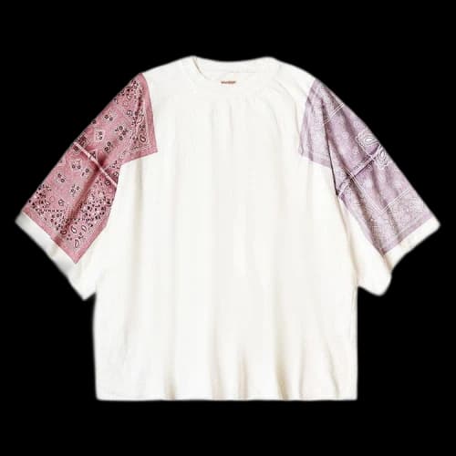 Kapital Jersey Bandanna Huge T-Shirt (Cookie) 'Purple'