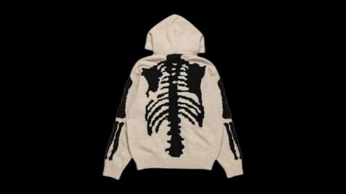 Kapital 5G Wool Bone Hood Sweater Ecru