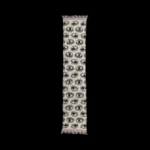 Kapital Fulling Wool Happy Scarf 'Ecru'