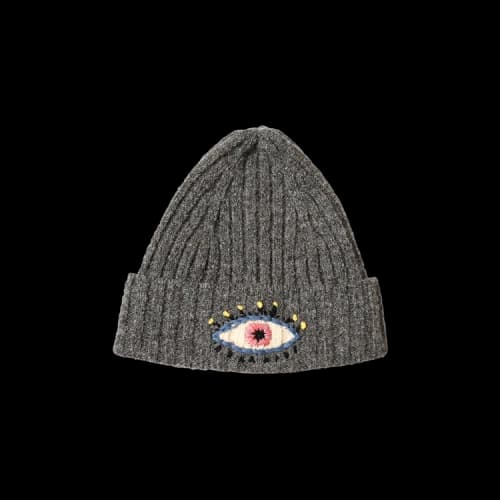 Kapital 5G Wool Knit Speakeasy Cap 'Grey'