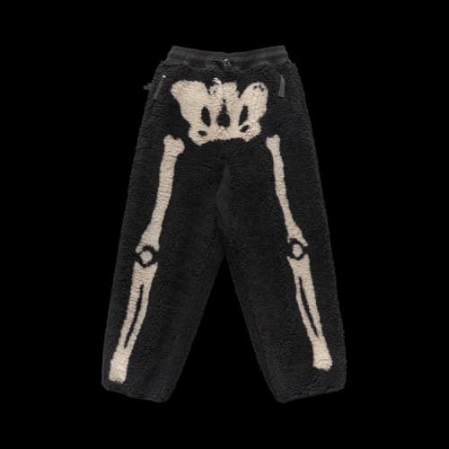 Kapital Bone Boa Fleece Easy Pants 'Black'