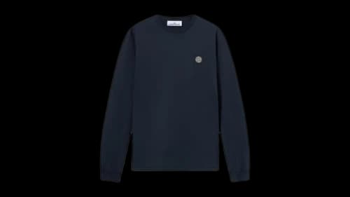 Stone Island 2100028 60/2 Cotton Jersey Slim Fit L/S T-shirt Navy Blue