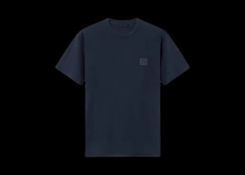 Stone Island Logo Patch Cotton T-shirt Dark Navy
