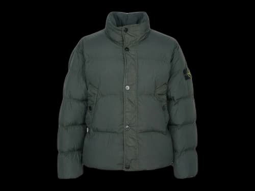 Stone Island Down Puffer Jacket Charcoal