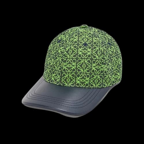 Loewe Anagram Cap 'Apple Green/Deep Navy'