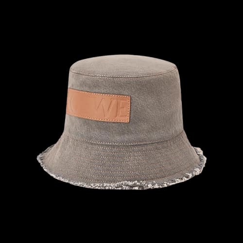 Loewe Frayed Bucket Hat 'Brown'
