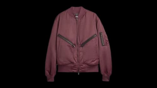 adidas Y-3 Bomber Jacket Shadow Maroon