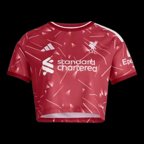 adidas Liverpool FC 26/27 Home Crop Asia Sizing 'Active Maroon' (Women's)