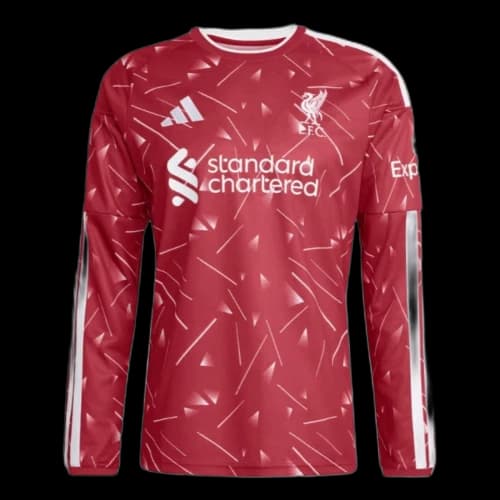 adidas Liverpool FC 26/27 Home Long Sleeve Asia Sizing 'Active Maroon'