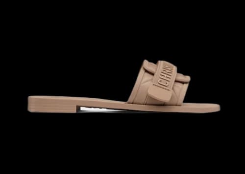 Dior Dio(R)Evolution Mule Sandal Embossed Macrocannage Gum Hazelnut Brown (Women's)