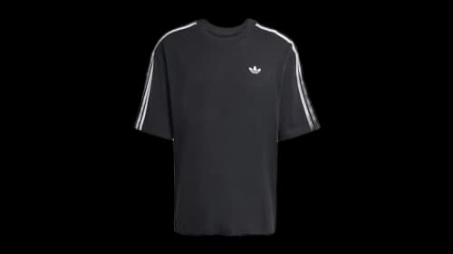 adidas Adicolor 3-Stripes Oversized Tee Black