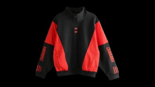 adidas x Willy Chavarria Watsonville Mockneck Coats Black/Red