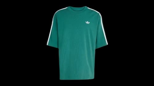 adidas Adicolor 3-Stripes Oversized Tee Collegiate Green