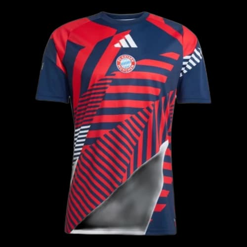 adidas FC Bayern 26/27 Pre Match Jersey 'Night Indigo Better Scarlet'