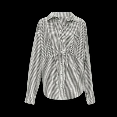 Balenciaga Logo Embroidered Shirt 'Black/White'
