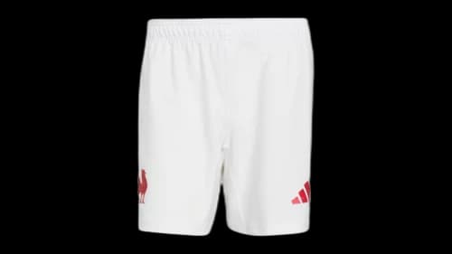 adidas France Rugby Replica Playing Short White