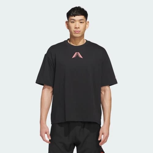 adidas Anthony Edwards Believe That T-Shirt Black Solar Turbo