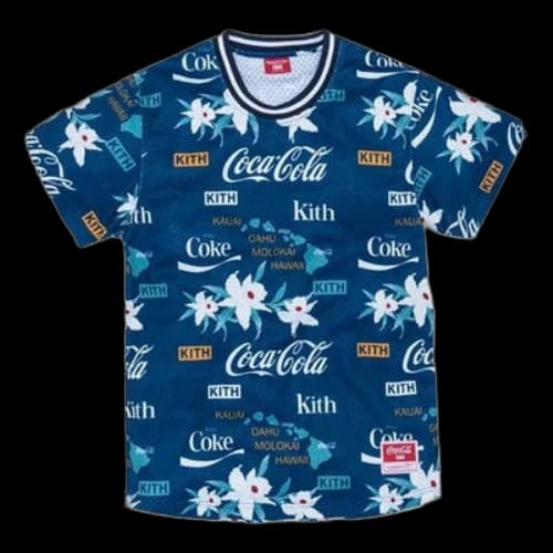 KITH x Coca-Cola x Mitchell & Ness BP Hawaii Jersey Tee