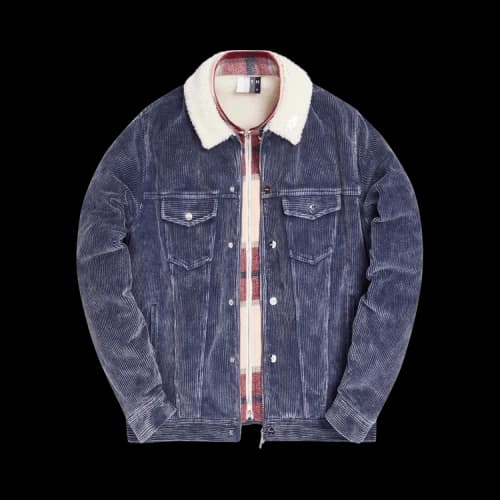 Kith Corduroy Laight Jacket 'Dark Indigo Blue'