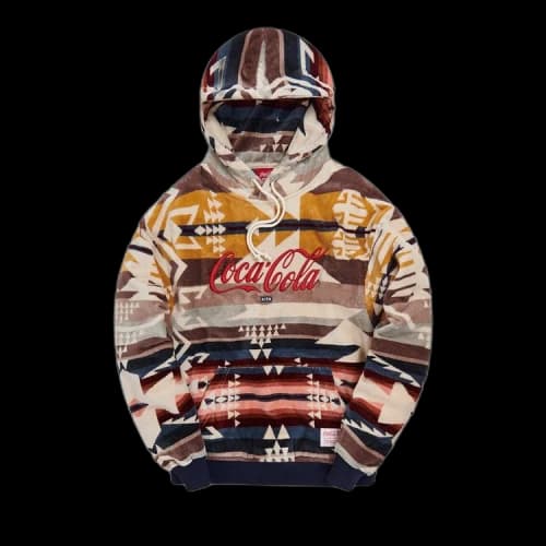 Kith x Coca-Cola x Pendleton Terry Williams 3 Hoodie 'Ivory/Multi'